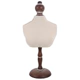 NOLITOY Maniquí Soporte Estable y Resistente de Madera Vintage Encaje de Collar para Exhibición de Collares en Tiendas y Centros Comerciales