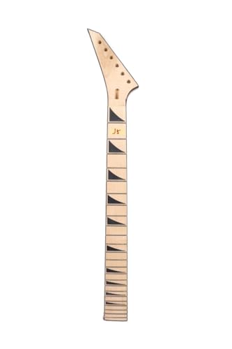 Manche de guitare gauche 24 frettes en érable avec touche écaille noir