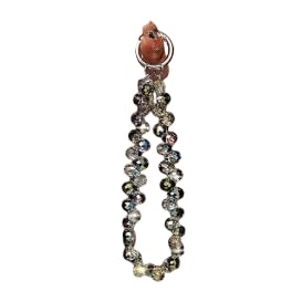 AMANVANI Black Beads Phone Charms 1 pcs Aesthetic Crystal Clear Acrylic Heart & Teddy Bracelet Hangings For Mobile Cover String Jewellery Good Luck Lanyard For Women Girls Handmade Pearl Wrist Strap-image-40