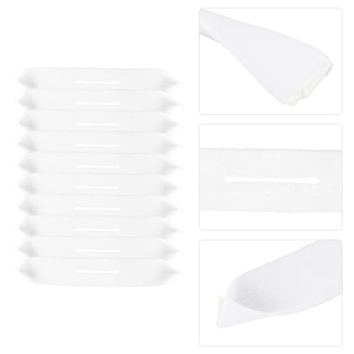 Uonlytech 50 peças acolchoadas de espuma para cabides, mangas, protetores de roupas, capas de esponj