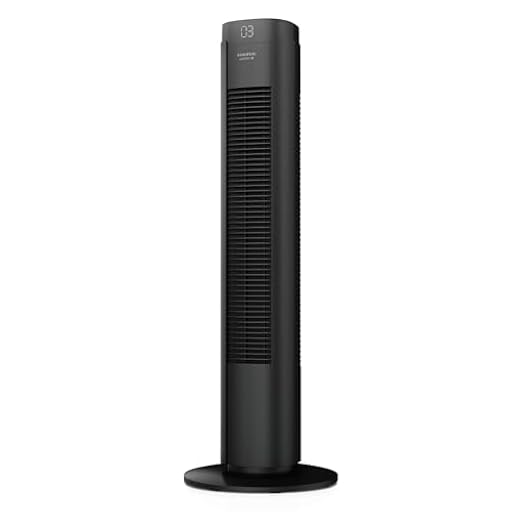 Taurus - Ventilador de torre New Babel Digital 50W, 4 velocidades, 3 modos Normal/Brisa/Noche, Timer 9h, Auto Off, Oscilante, Mando y asa de transporte, Pantalla táctil, Cable 150 cm, Gris | Ya disponible en tu tienda friki favorita! En mundofriki.es!