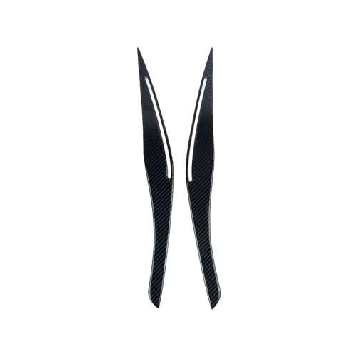 Paupières de phare E90 E91 pour BMW Série 3 2009-2012 sourcil noir abs
