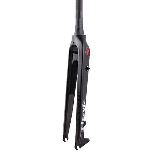 【Facile da installare】 Forcella rigida for mountain bike con freno a disco QR 9x100mm, design semplice, facile da installare e rimuovere, comodo da usare.