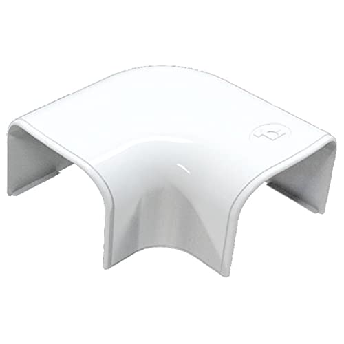 Kurve/Bogen 90° auf Wand (CP 75 - Opt) in weiß - aus Kanalsystem Optima 75 - Opt für Klimaanlagen/Wärmepumpen