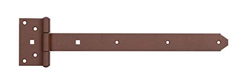 Alberts 300807 Duravis® Cross Hinge with Riveted Pin Rust-Brown Duplex Coated Band 391 x 40 mm Hinge 59 x 103 mm