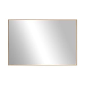 Frame My Mirror Gold Metal Framed Mirror, 28″ x 60″ Champagne Bronze Mirror for Bathroom, Metal Frame, True Reflections Glass, Stanton Design, Hangs Horizontally or Vertically, Made in USA