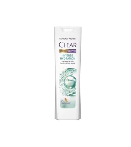 Clear Intense Hydration Anti Dandruff Shampoo for Women with Niacinamide and Cactus Extract, Daily Hair Care for Dry Hair, Refreshing Cleansing Formula,3 Pack, 22.83 fl oz Total (7.61 fl oz each) image 2