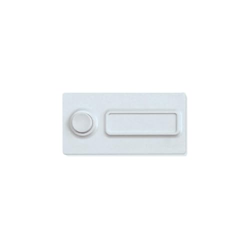 Bouton de sonnette sans fil Eltako FKD-wg blanc brillant pour carillon de maison