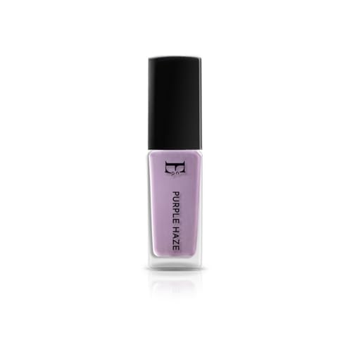 Image of Ellement Co Purple Haze Nail Polish 10 ml with soft lavender purple tone delivers glossy salon finish, smooth streak free application, quick drying formula, and long lasting chip resistant wear, perfect for pastel lovers, office wear, casual outings, brunch looks, and elegant everyday nail styling.