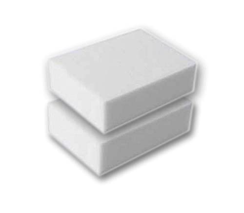 25 Stück Reinigungsschwamm, Radierschwamm, Schmutzradierer, Wunderschwamm je 10x7x3 cm WEISS Cover