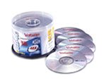 Verbatim CD-R Data Life 80 Min, 48X (Lot de 50)