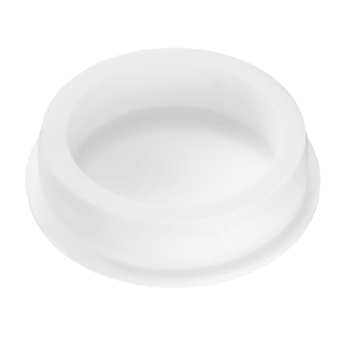 sourcing map 1 pièce Bouchon en Silicone pour Trou, Bouchons Ronds en Caoutchouc Imperméables, Bouchons de Bouteille, Embouts de Tube et de Tuyau pour Trou de 55 mm / 2,17, Blanc