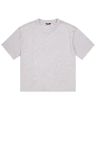 Jordan Craig Burbank Boxy T-Shirt Heather Grey/S