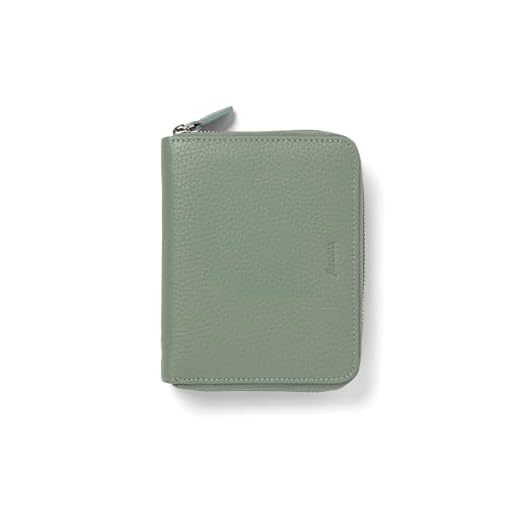 Filofax Pocket Compact Zip Norfolk Organizer - Sage
