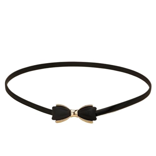 Bow Waistband Women Thin Belt Fashion Female Metal Elastic Waist Straps Ladies Clothes Dress Decorative Girdles