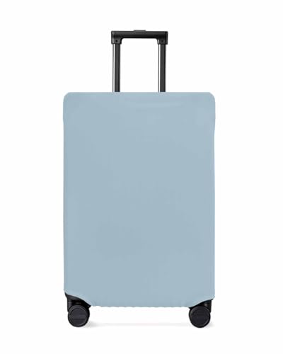Sky Blue Travel Luggage Cover, Solid Anti-scratch Travel Suitcase Protector Covers, Washable Elastic Baggage Covers Fit 19-21 Inch Carry on Luggage