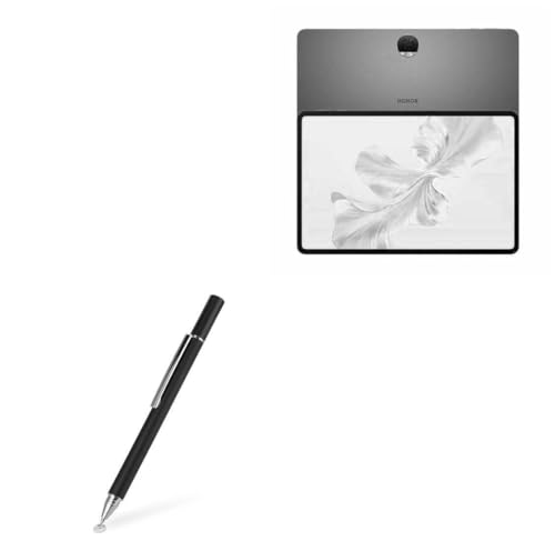 BoxWave Stylus Pen Compatible with Honor Pad 9 - FineTouch Capacitive Stylus, Super Precise Stylus Pen - Jet Black