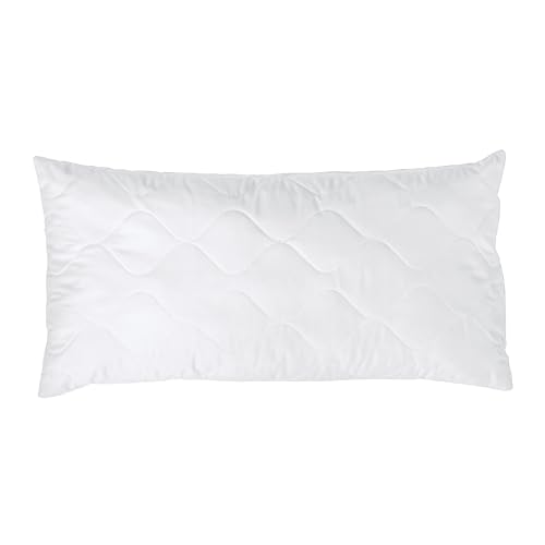 Uncover by Schiesser Kopfkissen Chelsea - 40 x 80 cm - Weiß