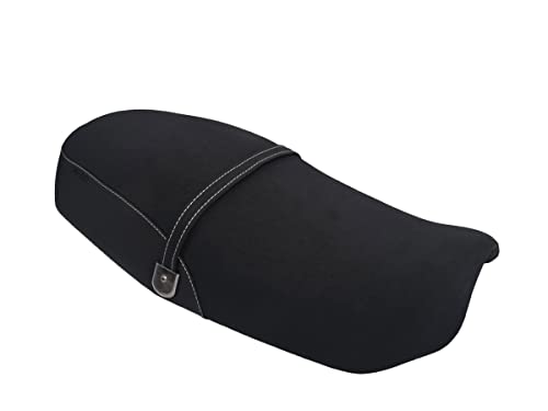 Housse de selle Triumph Thunderbird 900 1997-2004 noire et coutures blanches