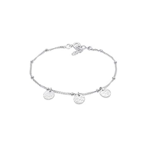 Elli Armband Damen Plättchen Anhänger Fein aus 925 Sterling Silber Cover