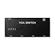 Ieron 4 PC auf 1 Monitor VGA Switch Box, VGA Switch 4 IN 1 Out VGA Audio Video Switcher Box, mit manueller Umschalttaste Full HD 1080P für Laptop, Fernseher, Projektor