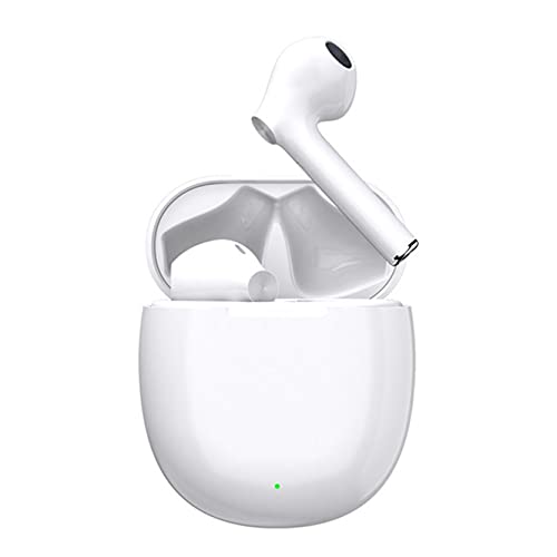 Wireless Earbuds Bluetooth 5.0 Headphones Noise Cancelling Earphones with Charging Case 3D Stereo Earpods Auto Pairing Ear Buds Earbuds for Phone/Android Earbuds - White