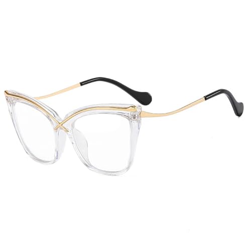 Lunettes œil de chat anti-lumière bleue de luxe au style vintage chic pour écran