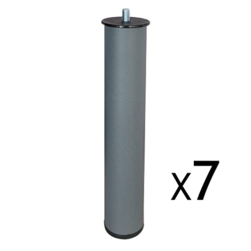Miniatura 7 de Ventadecolchones - Base Tapizada Modelo Drago Súper-Reforzada Con Sistema Antiruido Con 7 Patas De 27 Cm Con 7 Barras Transversales 3d Blanco Medida 150 X 190 Cm