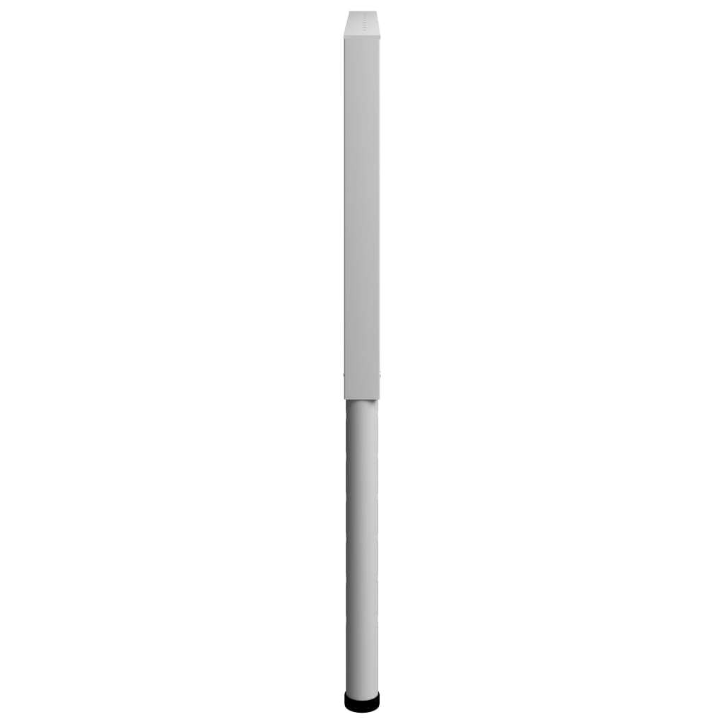 Fengshui Werkbankgestell Metall 85x69-95,5 cm Verstellbar 2 STK | Pulverbeschichtete Beine, langlebig, starke Belastbarkeit, vorgebohrte Löcher für Tischplatte
