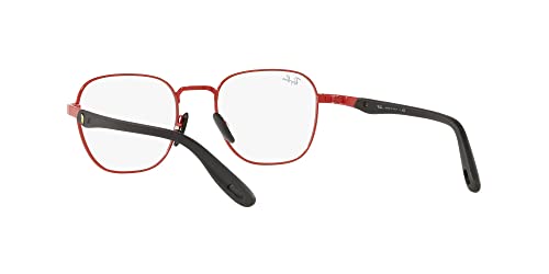 Image of Ray-Ban unisex-adult Rx6484m Scuderia Ferrari Collection Square Prescription Eyewear Frames