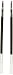 6 PACK - 12 REFILLS / Zebra JK Refills for G301Gel Rollerball Pens, Medium Point, 2/Pack, Black Ink, PK - ZEB88112