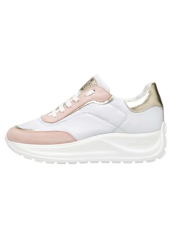 Baskets en cuir Candice Cooper Spark 010 blanc idéales pour vos escapades urbaines