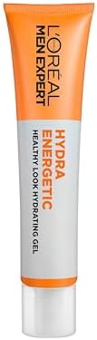 L'Oréal Men Expert Healthy Look, erfrischendes Gesichtsgel für Männer, für einen gesunden und wachen Teint, leichte Bräune & 24h Feuchtigkeit, Herren Gesichtsgel mit Vitamin C, Hydra Energy, 40 ml