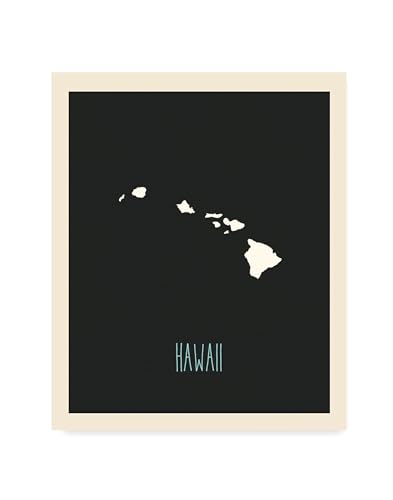Mapa de Estados Unidos para niños con Hawaii ilustrado y plastificado lavable