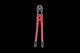 KS Tools 118.0130 Bolzenschneider mit Rohrgriff, 95mm, Farbig