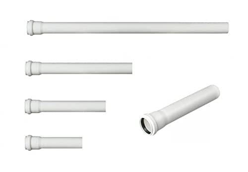 White Waste Pipe - 32mm / 1.25" Inches - White Push Fit Water Pipe / Plumbing Soil Tube – Plastic Pipe for Internal Use. (Length - 315mm)