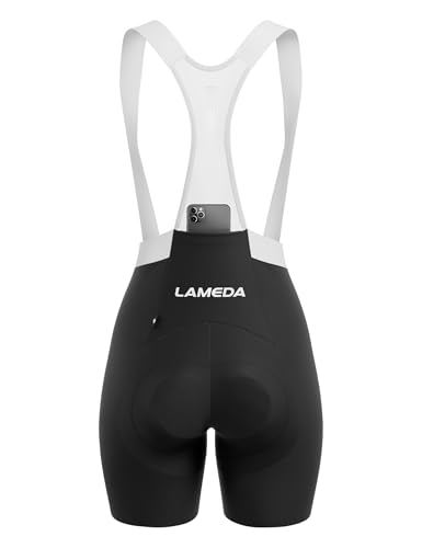 LAMEDA Womens Cycling Bib Shorts Padded Bike Bibs, High Stretchy