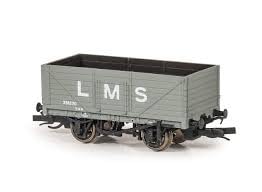 PecoTT:120 Gauge - 7 Plank Open Wagon - LMS Livery (TTR-7003M)