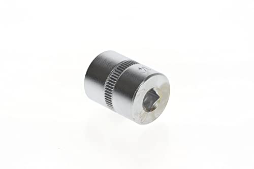 GEDORE Socket, 1/4" 6.3 mm drive, Bi-hex, 14 mm AF, Tool, D 20 14, Chrome-plated steel - Image 2