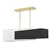 Hudson Valley KBS1350907-AGB Contemporary Modern Seven Light Island Pendant from Ratio Collection in Brass - Antique Finish, 52.00 inches