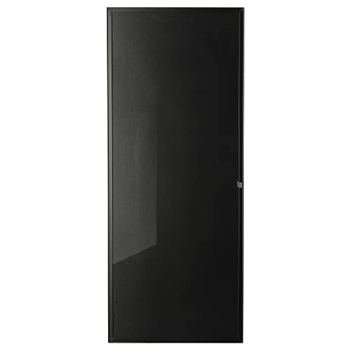IKEA HÖGBO Glass Door, 40x97 cm, Black