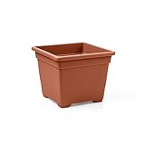 vaso plastica quadrato RESISTENZA UV E ANTIGELO: Prodotto in materiale termoplastico avanzato che non sbiadisce al sole e non si spacca con il freddo. Perfetto per restare all'aperto tutto l'anno in ogni condizione.