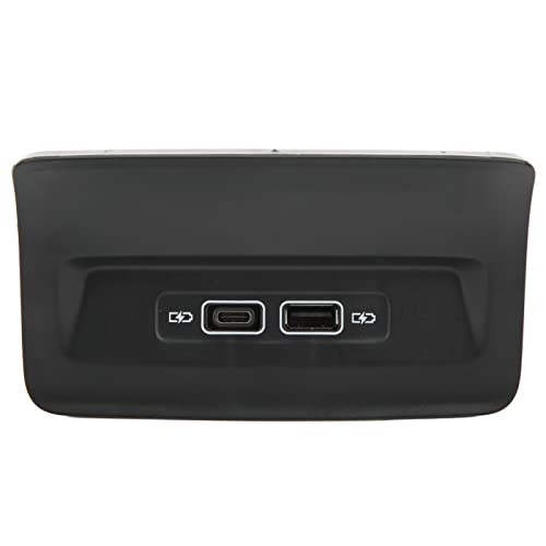 Cargador USB Asiento Trasero 5QD035726L Negro Tipo C para Coche 2017+ 3