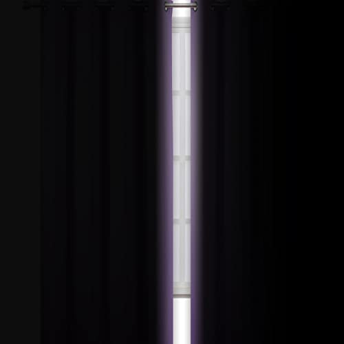 Image of LEMOMO Lavender Blackout Curtains 38 x 63 Inch Length /Set of 2 Curtain Panels /Thermal Insulated Room Darkening Blackout Curtains for Bedroom