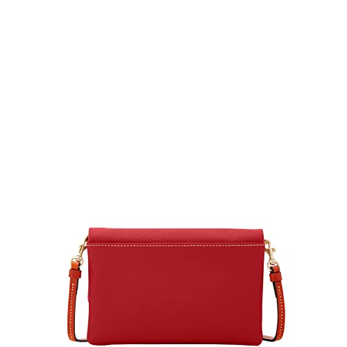Image of Dooney & Bourke Women's Foldover Zip Crossbody, Small Handbag with Strap