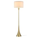 Globe Electric Antique Brass Floor Lamp