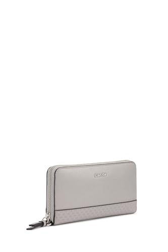 Image of Calvin Klein Women's Key Item Saffiano Continental Zip Around Wallet With Wristlet Strap