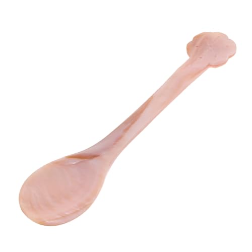 ULTECHNOVO cuchara de concha mini café cucharón servicio helado ice cream scoop cucharas soperas Cucharita de caviar cuchara exquisita cucharas de pastel de postre cuchara de cocina caparazón