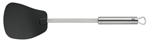Wmf Profi Plus - Pala Para Wok 35cm, Material Sintético, Acero Inoxidable Cromargan Parcialmente Mate, Parte Frontal De Plástico, Apto Para Lavavajillas, Resistente Al Calor