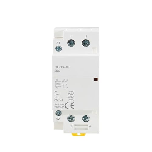 Contactor automatico HCH8-40 interruptor magnetico modular 2P 63A 2NO AC110V para cuadro electrico 2
